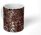 Mok - Dierenprint - Luipaard - Design - Luxe - Mokken - 350 ML - Beker - Uitdeelcadeautjes