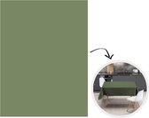 Tafelkleed - Tafellaken - 130x170 cm - Groen - Effen kleur - Olijfgroen - Binnen en Buiten