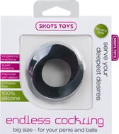 Endless Cockring - Big - Black - Cock Rings black