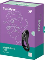 Legendary Duo - Ring Vibrator - Black - Cock Rings black