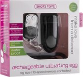 Rechargeable Vibrating Egg - Black - Eggs black