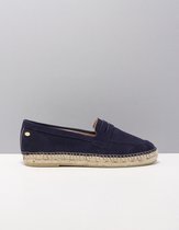 Fred de la Bretoniere 152010216 espadrilles dames blauw  6000 dark blue suede 38