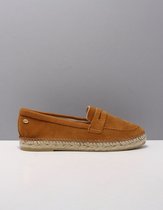 Fred de la Bretoniere 152010216 espadrilles dames bruin  2004 cognac suede 40