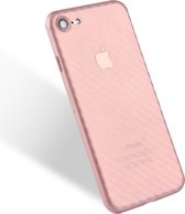 Apple iPhone SE (2022) Hoesje - Mobigear - Ultra Thin Serie - Hard Kunststof Backcover - Roze - Hoesje Geschikt Voor Apple iPhone SE (2022)