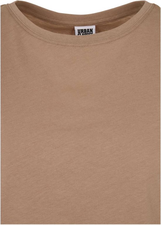 Urban Classics - Extended Shoulder Dames T-shirt - XL - Creme
