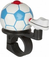 Fietsbel Mini Voetbal Wit Blauw Rood
