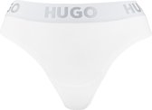 Hugo Boss dames HUGO sporty logo string wit - M
