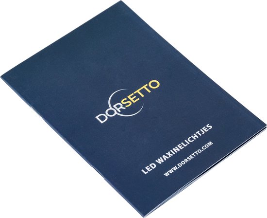 Cire/bougies à réchaud LED rechargeables 105 heures étanche blanc chaud (6 pièces) DORSETTO avec télécommande