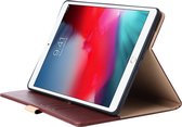 Luxe CoverMore Tablethoes - Geschikt voor iPad 9.7 2017/2018 Case - Tablet Hoesje Rood - Premium Vegan Lederen Cover