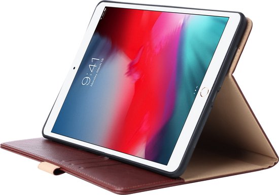 Luxe Tablet Hoes Geschikt voor iPad Hoes 5e, 6e, Air 1e, Air 2e Generatie - 9.7 inch (2017/2018) - Rood