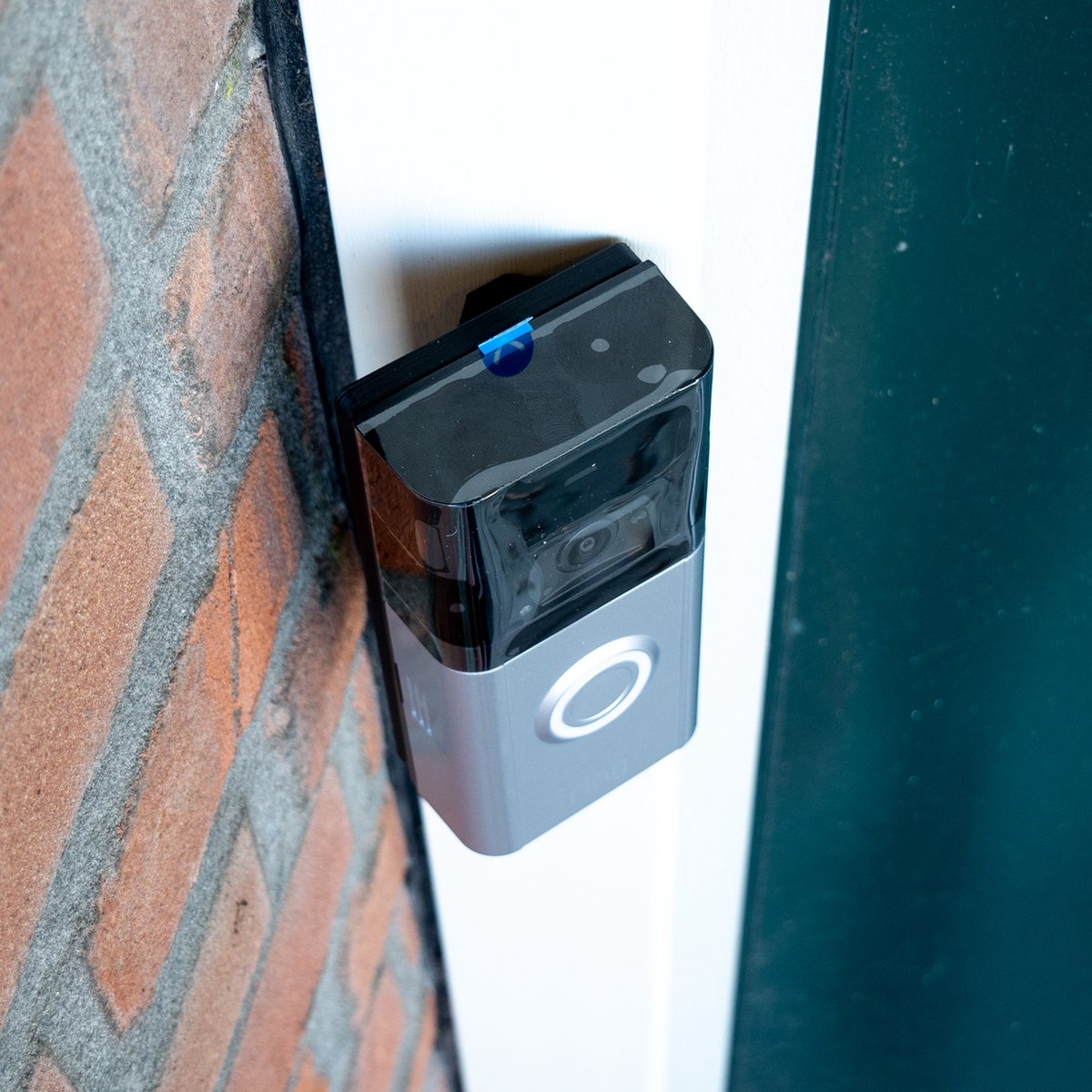 Made For Ring Video Doorbell 2, 3, 4, Plus & Pro Batterij - 45° Hoekbeugel // Zwart Kunststof // Inclusief schroeven – foto 2