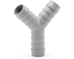 Afvoerslangverbinder Y-stuk, 19x19x19mm, ABS plastic