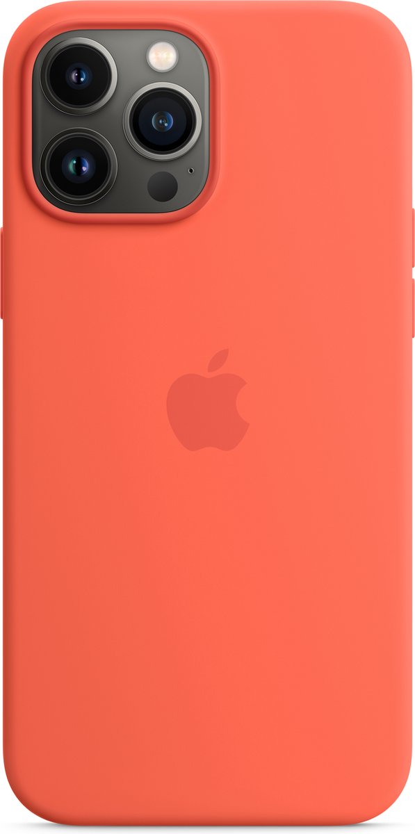 Apple - Siliconen hoesje - MagSafe - iPhone 13 Pro Max - Oranje (Nectarine)