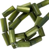 Gekleurde Schelp Kralen (10 x 4 mm) Green (36 Stuks)