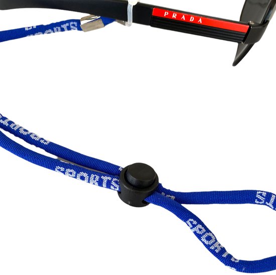 Eyezoo® Sport - Brillenkoord - Verstelbaar - Zonnebril Koord- Sport - Blauw  | bol.com