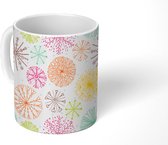 Mok - Koffiemok - Sneeuwvlok - Patroon - Baby - Mokken - 350 ML - Beker - Koffiemokken - Theemok