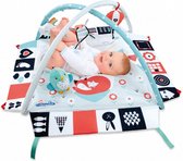 babygym Black & White junior 94 x 94 cm blauw/wit