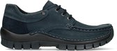 Wolky Veterschoenen Fly blauw nubuck