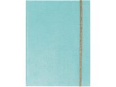 dagboek Blue Suede 20 x 15 cm aqua