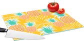 Glazen Snijplank - 39x28 - Jungle - Ananas - Fruit - Design - Snijplanken Glas