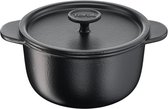 Tefal E22546 Tradition Gietijzeren Braadpan 24 cm Zwart