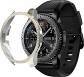 Strap-it Samsung Galaxy Watch 46mm Diamond PC hard case - zilver - hoesje - beschermhoes - protector - bescherming