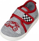 babyschoenen race-auto junior textiel grijs maat 18/19