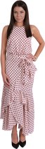 Roze maxi-jurk met stippen - FOREVER UNIQUE / L