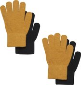 CeLaVi - Handschoenen voor kinderen - 2-pack - Magic - Mineraalgeel - maat Onesize (7-12yrs)