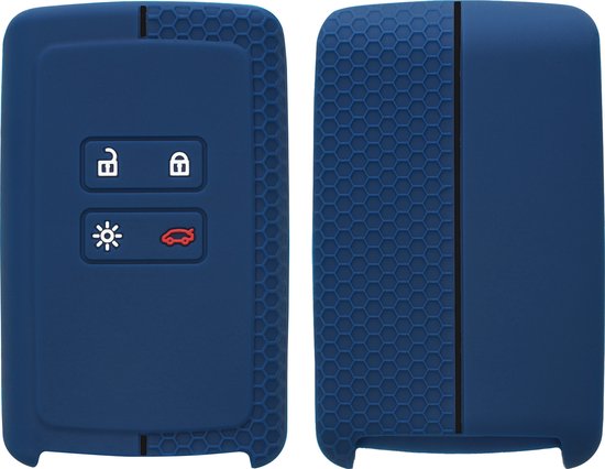 kwmobile autosleutel hoesje compatibel met Ford 3-knops autosleutel Keyless Go hoes - Autosleutel behuizing - Sleuteletui in Arctische nacht