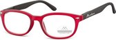 leesbril rechthoekig rood sterkte +2,50 (box70)