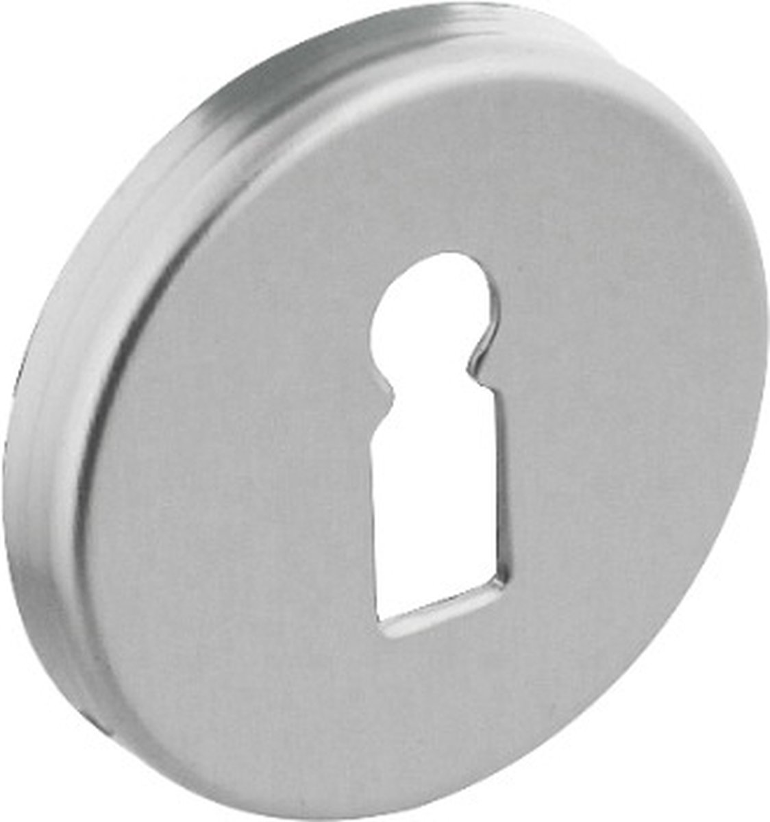 Intersteel Rozet met sleutelgat ø50x7 mm aluminium