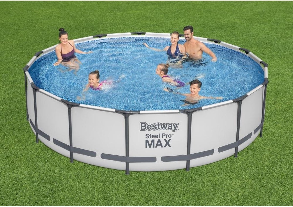 Bestway Steel Pro MAX pool set with filter pump - Ø 457 x 107 cm