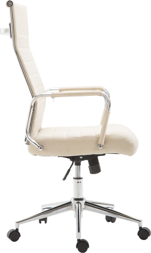 CLP Columbus Bureaustoel - Ergonomisch - Voor volwassenen - Stof - creme