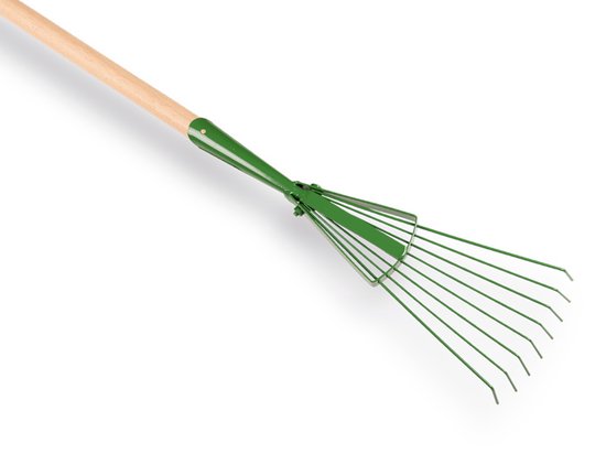 Bladhark profi 8 tanden verenstaal met steel 150x2,8cm van Talen Tools — afbeelding 3