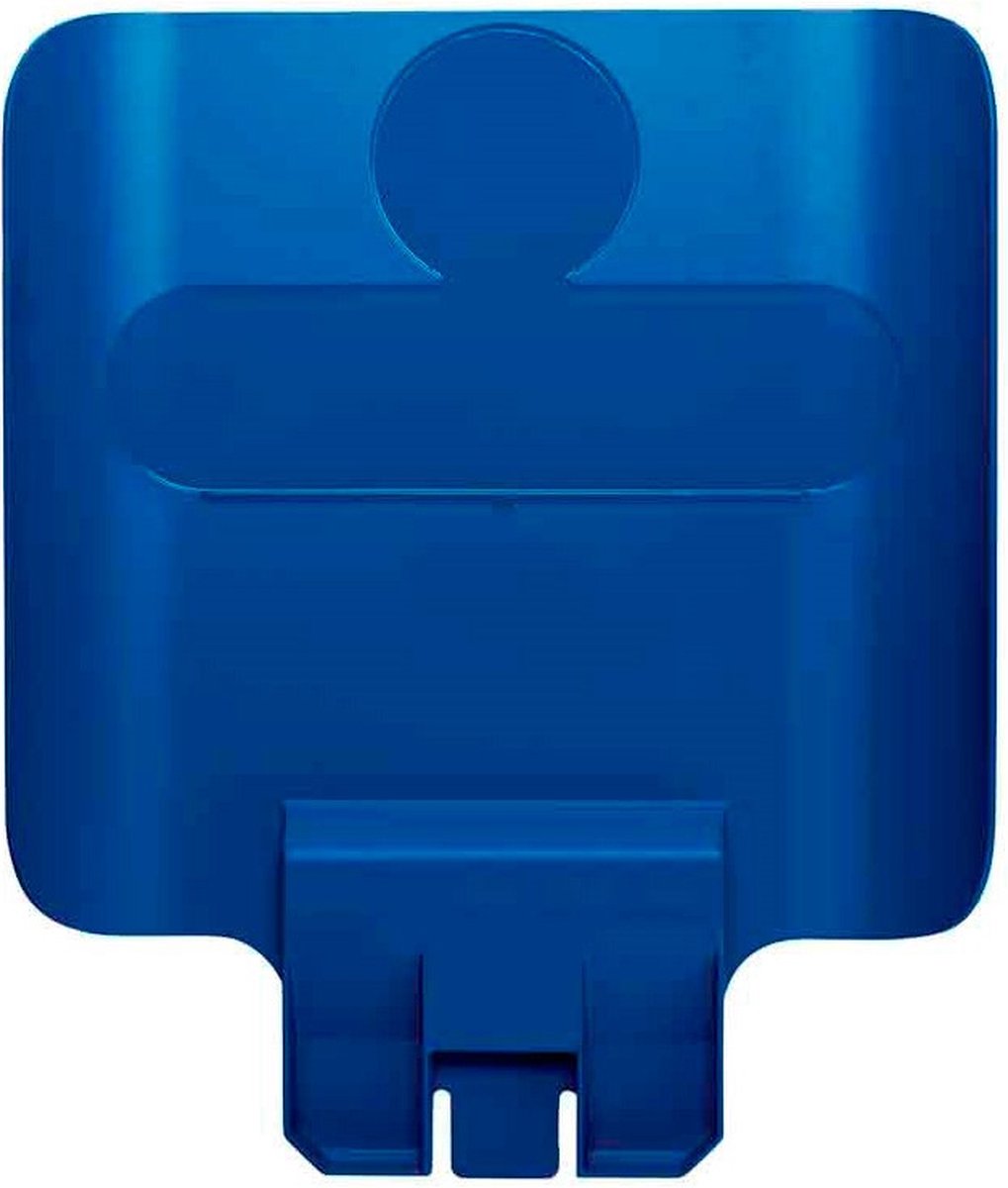 Rubbermaid - Afvalbak Paneel voor Slim Jim Recyclingstation - Blauw
