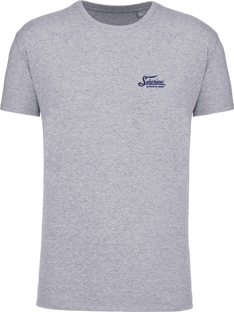 Subprime - Heren Tee SS Small Logo Shirt - Grijs - Maat XL