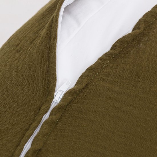Snoozzz Voedingskussen Zijslaapkussen Lichaamskussen Premium kwaliteit - 185 cm - microparel vulling - luxe draagtas - 100% hydrofiel katoen - Bronze van SNOO — afbeelding 2