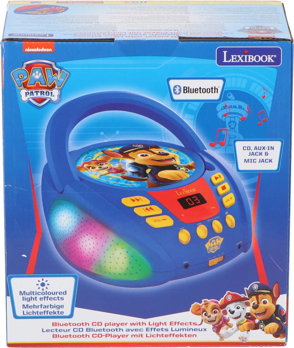La Licorne - Lecteur CD Bluetooth avec effet lumineux LEXIBOOK