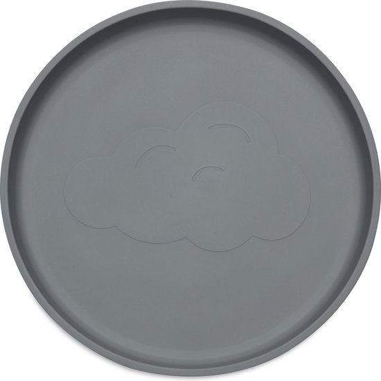 Jollein - Bordje (Storm Grey) - Siliconen - Baby Bord, Baby Servies - 6-18 maanden van Jollein — afbeelding 4