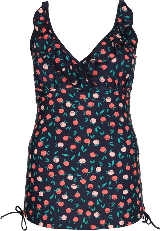 DELIMIRA Badpak voor dames, grote maat, buikweg, eendelig, figuurvormend, U- hals, gestreept, zwart #2, 42 DELIMIRA Badpak voor dames, grote maat, buikweg, eendelig, figuurvormend, U- hals, gestreept, zwart #2, 42