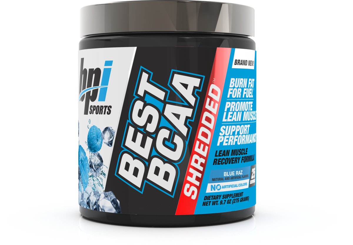 Goedkoopste Best BCAA Shredded 25servings Blue Raz