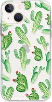iPhone 13 hoesje TPU Soft Case - Back Cover - Cactus
