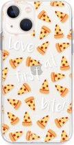 iPhone 13 hoesje TPU Soft Case - Back Cover - Pizza