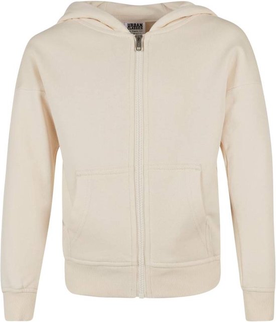 Urban Classics - Organic Terry Vest Met Capuchon Kinderen - Kids 110/116 - Beige