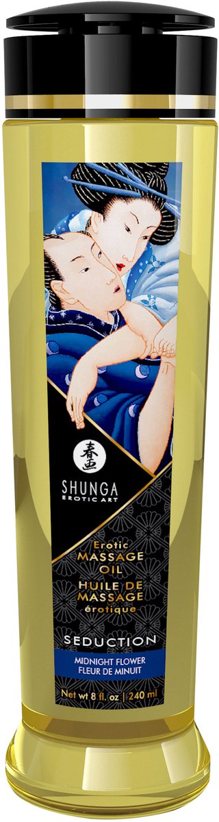 Shunga - Massageolie - Seduction Midnight Flower - 240 ml