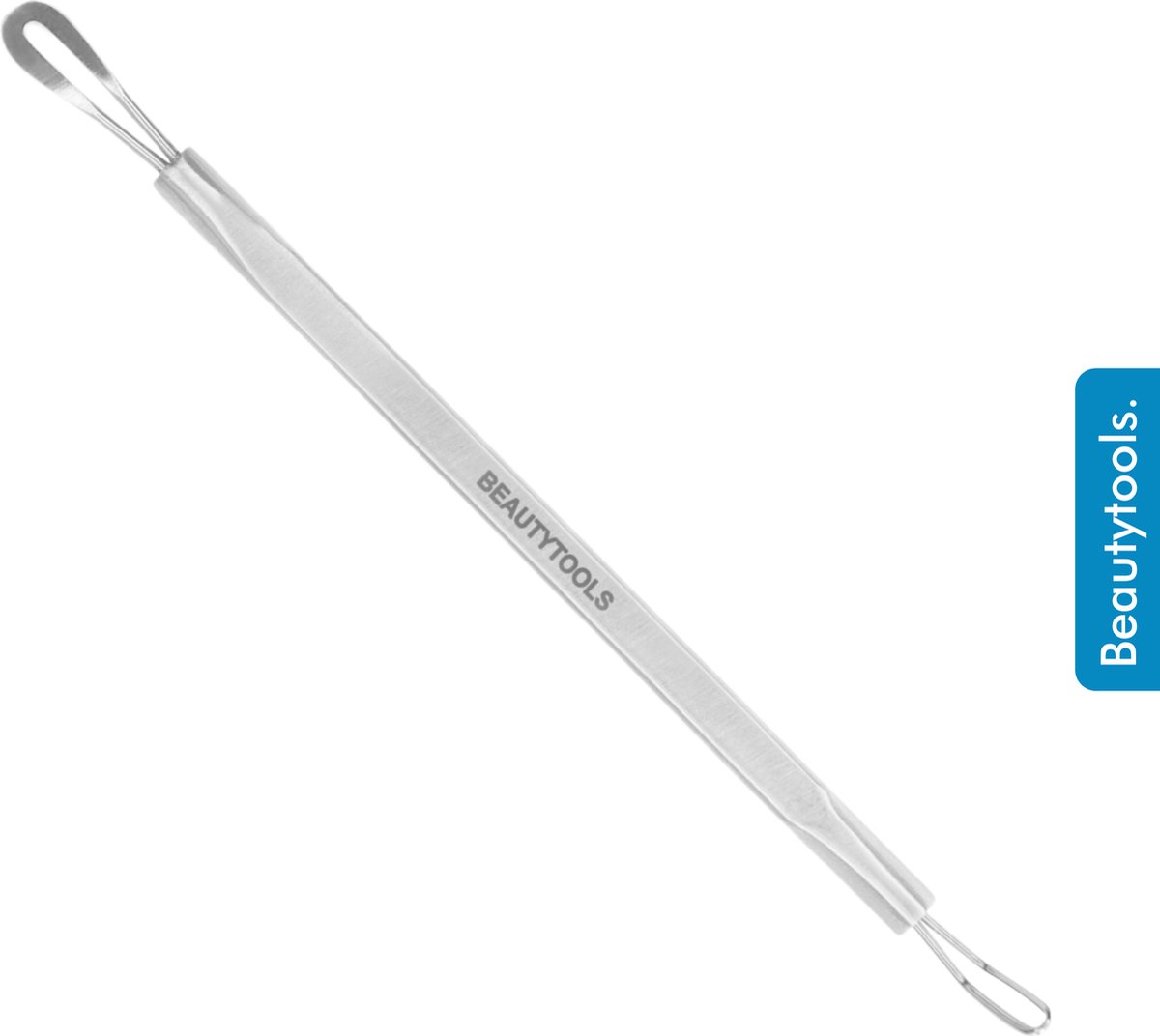 BeautyTools Blackhead Remover - Comedonenlepel Voor Verwijderen van Mee-eters - Comedonendrukker - Dubbelzijdig (10.5 cm) (FC-0379)