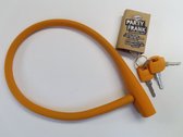 Knog- Party Frank - Antivol vélo - Clé - 62 cm - Silecone - Orange