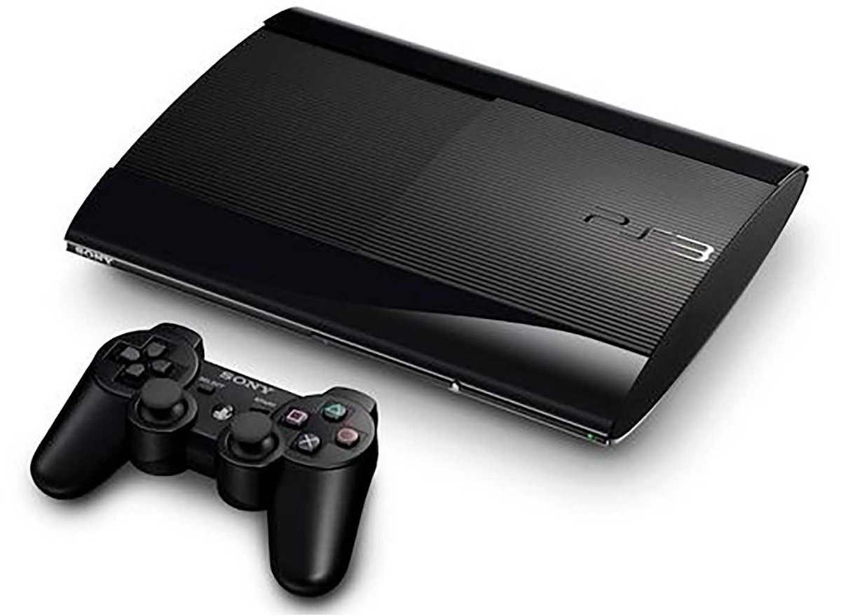 Sony PlayStation 3 Console 500GB Super Slim + 1 Wireless Dualshock 3 Controller - Zwart PS3