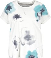 SAMOON Dames T-shirt met gebatikte bloemen GOTS